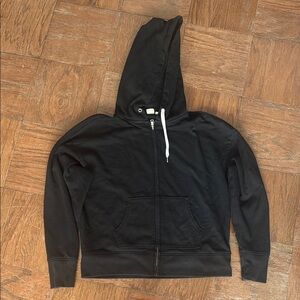 Gap Women’s Black Zip Up Hoodie Size XS
